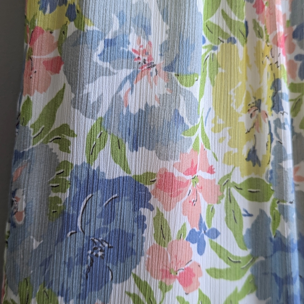 Ralph Lauren Floral Chiffon Party Dress Girls Size 5 - Picture 6 of 11